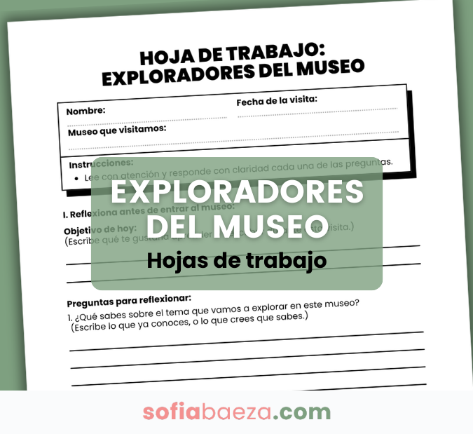 Hoja de Trabajo Exploradores del Museo